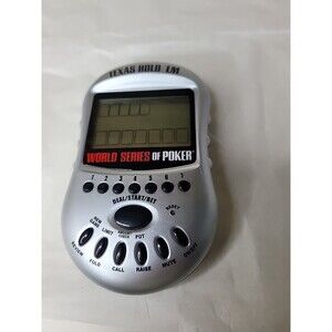 Excalibur World Series of Poker Texas Hold 'Em - Handheld Electronic Travel Game